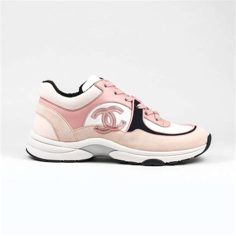 pink chanel trainers|chanel shoes cc.